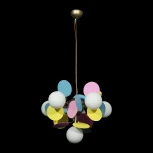 Подвесная люстра Loft IT Matisse 10008/6 mult (для детской, 220V, на тросе, шарики)