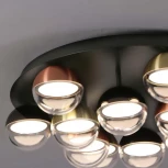 Потолочная люстра Favourite Luna 4371-12C (LED, 220V, шар, круглые)