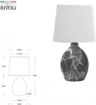 Настольная лампа Rivoli Chimera 7072-501