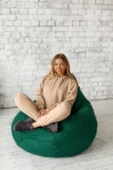Кресло мешок Dreambag Груша Зеленый Велюр (XL, Классический) 5022821