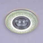 Встраиваемый точечный светильник Reluce 09502-9.0-001MN MR16+LED3W WH/CR (220V, круглые)