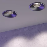 Встраиваемый светильник Maytoni Round DL058-12W4K-B (LED, 220V, круглые)