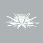 Потолочная люстра Lumion Alberta 8029/80CL белый/белый, металл/акрил с ПДУ LED 80W 3000-6000К 220V (круглые)