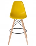 Стул барный DSW BAR (ножки светлый бук, цвет сиденья жёлтый (Y-01))