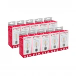 Лампочка светодиодная филаментная прозрачная груша E27 9W Thomson A60 TH-B2331