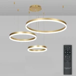 Подвесной светильник ярусный светодиодный Natali Kovaltseva Oreol LED LAMPS 81476 (регулировка яркости, 220V, пульт управления, на тросе, кольцо)