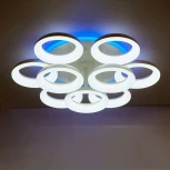 Потолочная люстра RGB Citilux Паркер Смарт CL225A190E (LED, 220V, умный дом - Алиса, Маруся, Сири, кольцо)