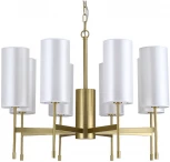 Подвесная люстра Newport 7320 7328/C brass без абажуров