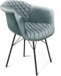 Стул SHT-ST31-C2/S64 аквамарин/черный муар Sheffilton 6540824301