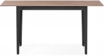 Деревянный стол Woodville Айленд дуб канзас / черный 551091