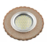 Встраиваемый точечный светильник Fametto Luciole DLS-L140 GU5.3 GLASSY/TEA (220V, круглые)