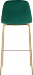 Стул барный Валенсия SN велюр зеленый золотые ножки 2 шт Stool Group (арт.УТ000038301)