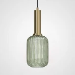 Подвесной светильник Ferm Living Chinese Lantern A Brass / Green ImperiumLoft Iris01 (101692-26) (220V, на проводе, круглые)