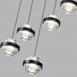 Подвесной светильник Odeon Light Klot LED 5031/40L черный/металл/акрил 40W 4000K 2528лм