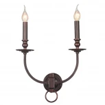 Бра Crystal Lux Suerte BROWN AP2 (220V, подсвечник, свеча)