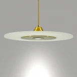 Подвесной светильник Lightera Tekapo LE127L-40G (LED, 220V, на проводе, круглые, летающая тарелка)