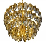 Подвесная люстра L'Arte Luce Scala L35820 (220V, хрусталь K9, на цепи, круглые)