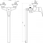 Смеситель GPD Kalipso MAE23-3 универсальный