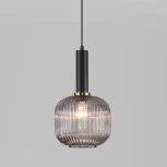 Подвесной светильник Eurosvet Bravo 50182/1 дымчатый (220V, на проводе, шар)