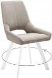 Стул 268 Z128 бежевый, ножки белые Dikline 00-00062322