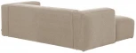 Диван La Forma (ex Julia Grup) Blok (Бежевый/ Сосна,Акрил,Дерево,ДСП,Пена)