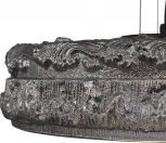 Подвесной светильник ST Luce Antike SL6143.413.01 черный/дымчатый LED 1*15W 4000K (220V, на тросе, круглые)