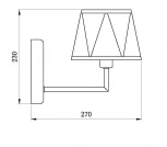Бра Vele Luce Si VL2191W01