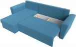 Диван угловой Амстердам Лайт левый угол (Голубой/Рогожка) Лига Диванов арт.121170L