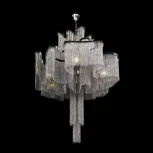 Подвесная люстра каскадная большая Loft It Stream 10208/1000 Smoke (220V, на цепи)