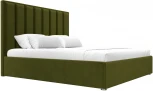 Кровать интерьерная Афродита 180 (Зеленый/Микровельвет) Лига Диванов арт.120587