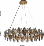 Подвесная люстра Favourite Glans 4303-12P (220V, на тросе)
