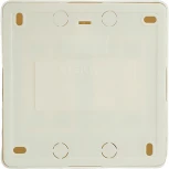 Розетка 4-х местная с заземлением (белый) Stekker София 49310