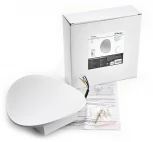 Настенный светильник уличный светодиодный Окленд 48367 DH507, 7W, 520Lm, 3000K, белый Feron (220V, круглые, IP54)