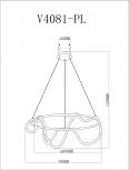 Подвесной светильник Moderli ИСТИНА V4081-PL
