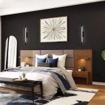 Настенный светодиодный светильник Escada Projection 10288/1LED 15Вт, металл/акрил, черный (220V)