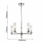 Подвесная люстра Favourite Aesthetic 2672-5P (220V, на цепи)