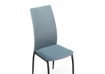 Стул Woodville на металлокаркасе Tod light blue / black 15360