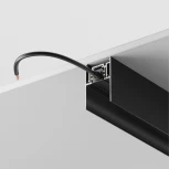 Шинопровод 1м Gravity накладной/подвесной черный (магнитный) Maytoni Technical TRX010-411B (48V)