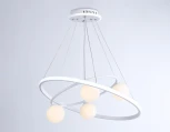 Подвесной светильник Ambrella Comfort FL66321 (регулировка яркости, LED, 220V, пульт управления, на тросе, шарики)
