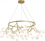 Подвесная люстра Arte Lamp Candy A7272SP-45GO (220V, на тросе, лепестки, ветки)