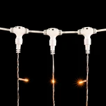 Гирлянда Занавес 2 x 2 м Желтый 220В, 400 LED, Провод Прозрачный ПВХ, IP54