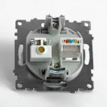 ТВ-розетка (черный) Stekker Катрин 49183