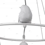 Подвесная люстра Arte Lamp Passero A4289LM-3WH (220V, на тросе, птички)
