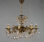 Подвесная люстра Ambiente Granada 2118/8 PB Leaf crystal