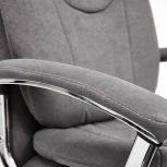 Кресло SOFTY LUX флок , серый, 29 Tetchair 13591