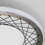 Потолочный светодиодный светильник круглый Eurosvet Parafe 40022/1 LED серый (220V, круглые)