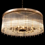 Подвесная люстра Loft It Montana 10299/800 French gold (220V, хрусталь, на цепи, круглые)