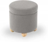 Пуфик Kit ОГОГО Обстановочка! (Мех/Серый) арт.902545