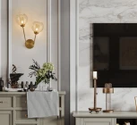 Бра Arte Milano Neapolis-72880 272880/2B GD (220V, шар)