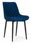 Стул Notta на металлокаркасе Баодин К синий / черный 502108